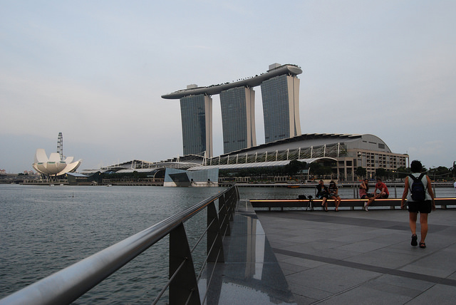 Marina Bay in Singapore, just before or during my Emacs birth